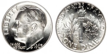 1963 Roosevelt Dime 1963 Roosevelt Dime