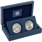 2013 West Point American Silver Eagle Two Coin Set